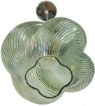 Подвесной светильник Lumion Tide 8289/1A хром/зеленый, металл/стекло E27 1*60W 220V (на проводе)