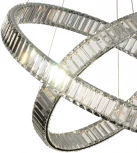 Подвесной светильник Citilux Чезаре CL338281 (регулировка яркости, LED, 220V, хрусталь, на проводе, кольцо)