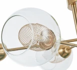 Потолочная люстра на штанге Arte Milano Neapolis-72880 272880/6 GD (220V, шар)