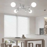 Потолочная люстра на штанге Arte Milano Napoli-5854 335854/4+4 CR (220V, шар)