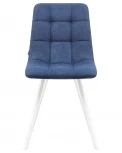 Стул обеденный ALEX SQUARE (белые ножки, синяя ткань (UF860-14B))