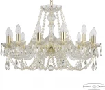 Подвесная люстра Bohemia 101 101/12/240 G (220V, подвески, на цепи, подсвечник, свеча)