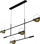 Подвесной светильник ярусный Lightera Urmia LE113L-130B Wi-Fi (LED, 220V, управление смартфоном, голосовое управление, умный дом - Алиса, Tuya Smart, Маруся, Smart Life, Экосистема Сбер, на тросе)