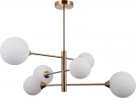 Потолочная люстра на штанге Moderli Molecule V10838-6P (220V, шар)
