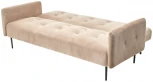 Диван-кровать МОНАКО бежевый #5, велюр, трехместный, прямой, клик-кляк M-City 461MC04860