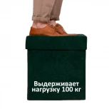 Пуфик Dreambag складной Коричневый ЭкоКожа 1611300