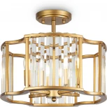 Потолочная люстра на штанге Maytoni Solar MOD087CL-04G (220V, свеча, круглые)