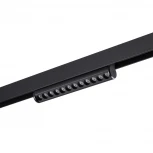 Трековый светильник трехфазный светодиодный Novotech Vector 359946 черный с переключ. цв. темпер. IP20 LED 3000К\4000К\6000К 10W 90-240V