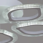 Потолочная люстра светодиодная на штанге с пультом Reluce 09827-3.3-05 WH