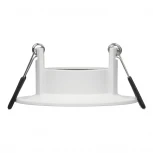 Встраиваемый светильник под лампу MR11 с цоколем GU10 белый Wolta Acento WDL-MR11/04W-R