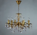 Подвесная люстра Ambiente by Brizzi Benisa 2226/6 AB Tear Drop