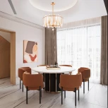 Подвесная люстра хрустальная на штанге Arte Milano Sorrento-3309 373309/6/350/470 GD (220V)