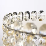 Интерьерная настольная лампа хрустальная APL LED Sicilia SH500.L3.17-26.A.Gd.E14