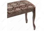 Банкетка Woodville Валентино орех / шоколад 415895