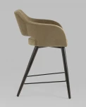Стул полубарный Stool Group Саймон велюр капучино УТ000025176
