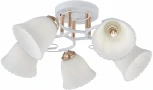 Потолочная люстра на штанге Arte Milano AMALFI-325395 325395/5A WH+FG (220V)