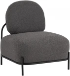 Кресло Stool Group Стоун ткань букле тёмно-серый УТ000036911