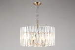 Подвесная люстра Aployt Verene APL.808.13.08 (220V, хрусталь, на цепи, свеча, круглые)