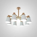 Потолочная люстра на штанге Prop 8 White ImperiumLoft Prop01 (191993-23) (220V)