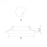 Встраиваемый точечный светильник Arte Lamp Wagner A5222PL-1CC (220V)