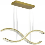 Подвесной светильник ST Luce Aceno SL6206.303.44 Латунь/Прозрачный LED 1*44W 3000K (220V, на тросе)