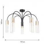 Потолочная люстра на штанге F-Promo Kors 4740-7C