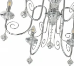 Подвесная люстра Arte Milano AM346109 346109/6 CR (220V, подвески, на цепи, подсвечник, свеча)