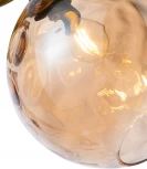 Бра настенное Memoria V000094 (11003/1W Cognac) (220V, шар)