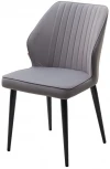 Стул SEATTLE 505-35 Серый, без пальчиковый"/ черный каркас М-City"