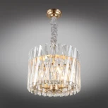 Подвесная люстра Aployt Verene APL.808.13.05 (220V, хрусталь, на цепи, свеча, круглые)