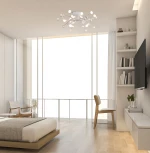 Потолочная люстра Mantra Adn 6415 (LED, 220V, шарики, молекулы)