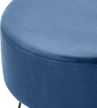Пуф Кома, велюр Дарк Блю Leset