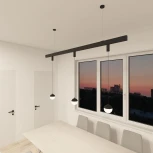 Трековый светильник LED с ПДУ 220V Denkirs Smart Mon DK8056-BK (шар)