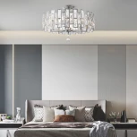 Потолочная люстра на штанге Arte Milano Sorrento-4209 374209/8/80/560 CR (220V, круглые)