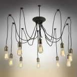 Подвесной светильник Omnilux OML-912 OML-91203-10 (220V, на проводе, паук)