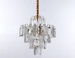 Подвесная люстра каскадная Ambrella TRADITIONAL TR5231 (220V, хрусталь, на цепи)
