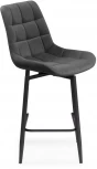 Полубарный стул Notta Алст К крутящийся темно-серый / черный 502127