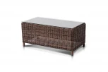 Лаунж зона из искусственного ротанга, цвет коричневый 4SIS Кон Панна С KPSS2C2T-4-SET