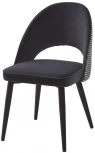 Обеденный стул M-City FLAVOUR BLACK, велюр