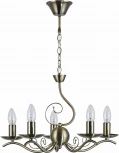 Подвесная люстра Reluce 94399-0.4-05 (220V, на цепи, подсвечник, свеча)