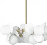 Потолочная люстра на штанге Loft IT Matisse 10008/8 white (220V, шарики)