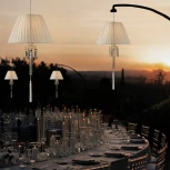 Подвесной светильник с подвесками Loft It Zenith 10210P/B White (220V, на проводе)