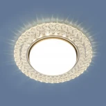 Встраиваемый точечный светильник Elektrostandard 3027 GX53 CL прозрачный