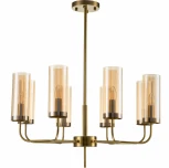 Люстра потолочная на штанге Balletto V000253 (13014/8R Brass )