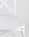Стул Stool Group Кроссбэк пластиковый белый УТ000001848