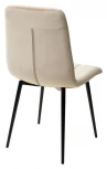 Стул ДИЛАН, цвет бежевый #H06, велюр / черный каркас