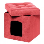 Пуфик Dreambag складной Для Животных Коралловый Велюр 13638