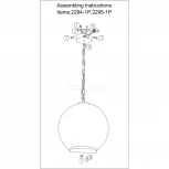 Подвесной светильник Favourite Bulla 2295-1P