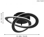 Потолочная люстра Eglo Rolimare 99395