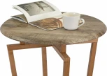 Стол журнальный Рилле 440 пленка дуб крымский состаренный/ бук от фабрики Mebelik